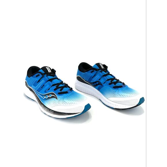 Saucony Other - Saucony Ride ISO Everun Men Running Shoes Size 11.5 Blue/White/Black Knit Comfy